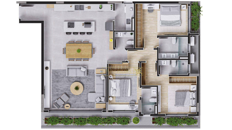Imagem Apartamento com 3 Quartos à Venda, 141 m² em Centro - Florianópolis