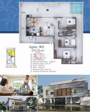 Imagem Apartamento com 2 Quartos à Venda, 64 m² em Palmeiras - Cabo Frio Imagem Apartamento com 2 Quartos à Venda, 64 m² em Palmeiras - Cabo Frio