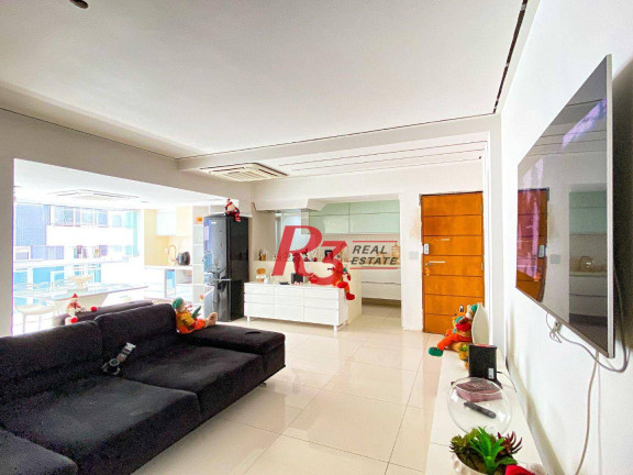 Imagem Apartamento com 3 Quartos à Venda, 123 m² em Ponta Da Praia - Santos