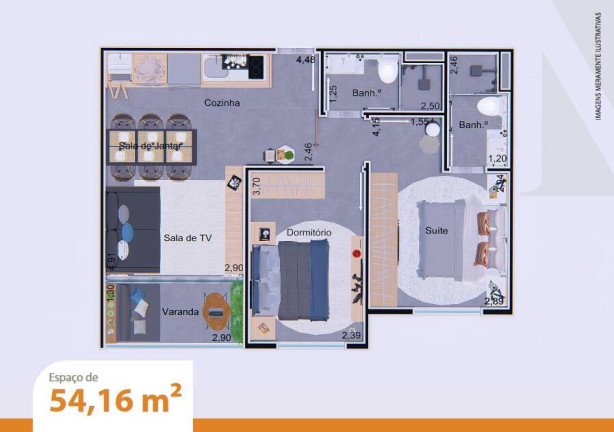 Imagem Apartamento com 2 Quartos à Venda, 54 m² em Indaiá - Caraguatatuba Imagem Apartamento com 2 Quartos à Venda, 54 m² em Indaiá - Caraguatatuba