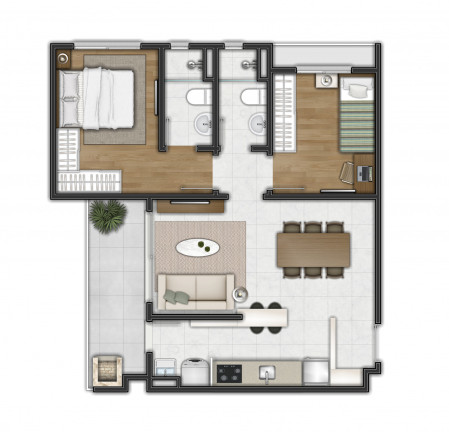 Imagem Apartamento com 2 Quartos à Venda, 67 m² em Nossa Senhora De Fátima - Taquara Imagem Apartamento com 2 Quartos à Venda, 67 m² em Nossa Senhora De Fátima - Taquara