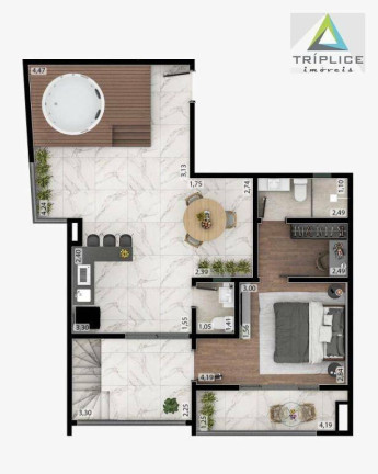 Imagem Cobertura com 3 Quartos à Venda, 140 m² em Aeroporto - Juiz De Fora