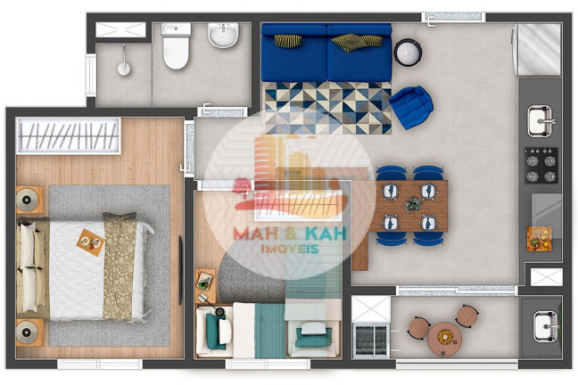 Imagem Apartamento com 2 Quartos à Venda, 37 m² em Vila Santa Catarina - São Paulo