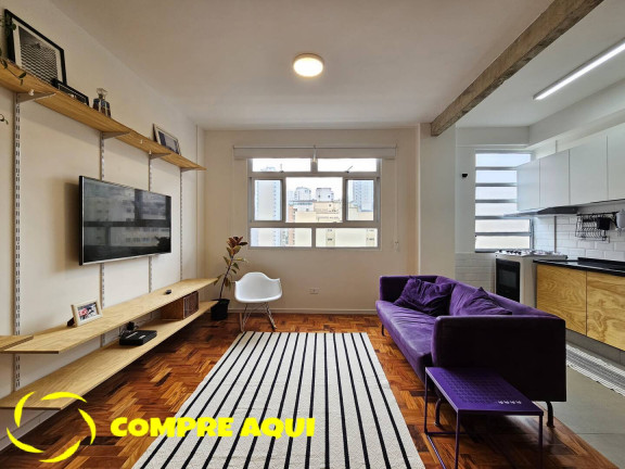 Imagem Apartamento com 1 Quarto à Venda, 42 m² em Santa Cecília - São Paulo