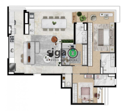 Apartamento com 3 Quartos à Venda, 118 m² em Paraíso - São Paulo