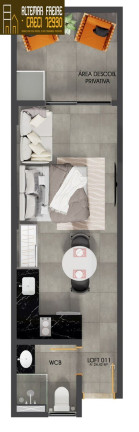 Imagem Apartamento com 1 Quarto à Venda, 24 m² em Intermares - Cabedelo