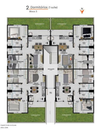 Imagem Apartamento com 2 Quartos à Venda, 60 m² em Cristo Rei - Içara Imagem Apartamento com 2 Quartos à Venda, 60 m² em Cristo Rei - Içara