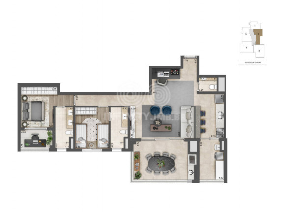 Imagem Apartamento com 3 Quartos à Venda, 110 m² em Brooklin - São Paulo