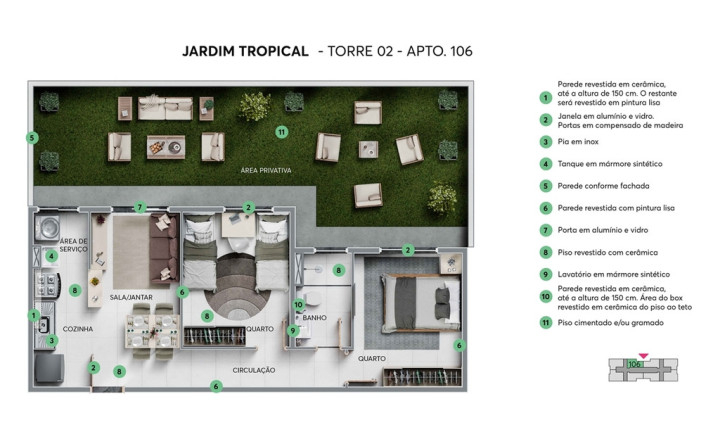 Imagem Apartamento com 2 Quartos à Venda, 84 m² em Portal Do Sol - João Pessoa