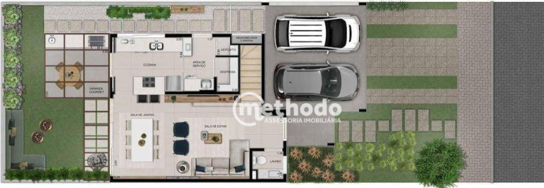 Imagem Casa com 3 Quartos à Venda, 138 m² em Residencial Estância Eudóxia - Campinas Imagem Casa com 3 Quartos à Venda, 138 m² em Residencial Estância Eudóxia - Campinas