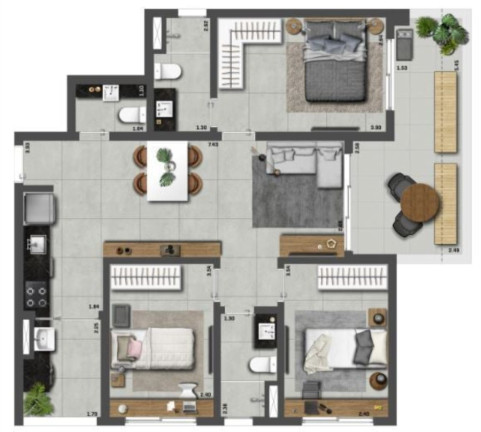 Imagem Imóvel com 3 Quartos à Venda, 107 m² em Moema - São Paulo Imagem Imóvel com 3 Quartos à Venda, 107 m² em Moema - São Paulo