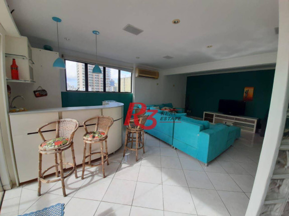 Imagem Cobertura com 3 Quartos à Venda, 300 m² em Pompéia - Santos