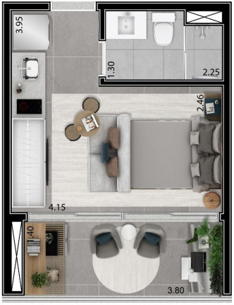 Imagem Apartamento com 2 Quartos à Venda, 66 m² em Chácara Klabin - São Paulo