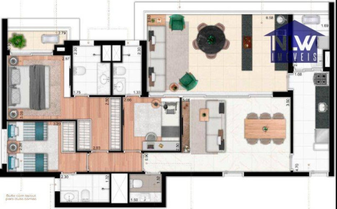 Imagem Apartamento com 3 Quartos à Venda, 121 m² em Ipiranga - São Paulo Imagem Apartamento com 3 Quartos à Venda, 121 m² em Ipiranga - São Paulo
