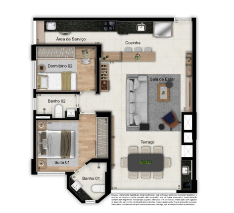Imagem Apartamento com 2 Quartos à Venda, 71 m² em Santana - São Paulo