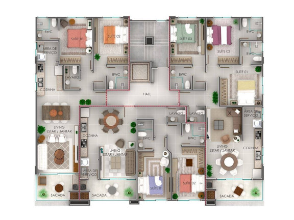 Imagem Apartamento com 2 Quartos à Venda, 85 m² em Bombas - Bombinhas Imagem Apartamento com 2 Quartos à Venda, 85 m² em Bombas - Bombinhas