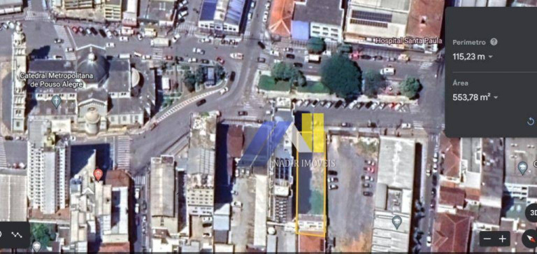 Imagem Terreno à Venda, 552 m² em Centro - Pouso Alegre Imagem Terreno à Venda, 552 m² em Centro - Pouso Alegre