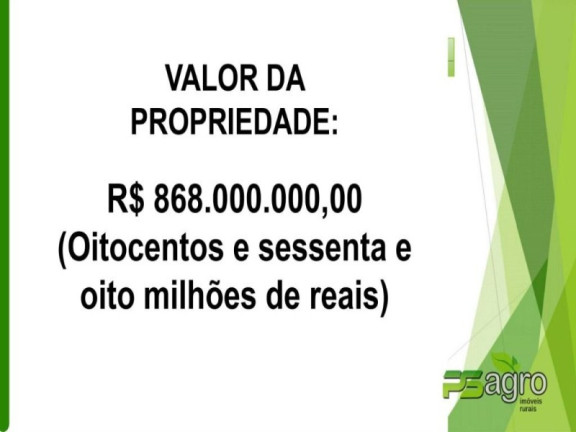 Imagem Imóvel à Venda, 934.000.000 m² em Zona Rural - São Felix Do Araguaia Imagem Imóvel à Venda, 934.000.000 m² em Zona Rural - São Felix Do Araguaia