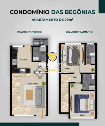 Imagem Apartamento com 2 Quartos à Venda, 79 m² em Fontana I - Porto Seguro Imagem Apartamento com 2 Quartos à Venda, 79 m² em Fontana I - Porto Seguro