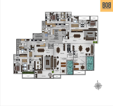 Imagem Apartamento com 4 Quartos à Venda, 205 m² em Ponta Verde - Maceió Imagem Apartamento com 4 Quartos à Venda, 205 m² em Ponta Verde - Maceió