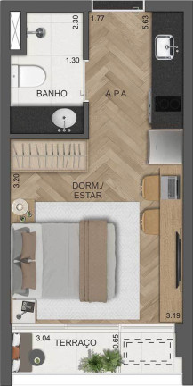 Imagem Imóvel com 1 Quarto à Venda, 35 m² em Pinheiros - São Paulo Imagem Imóvel com 1 Quarto à Venda, 35 m² em Pinheiros - São Paulo