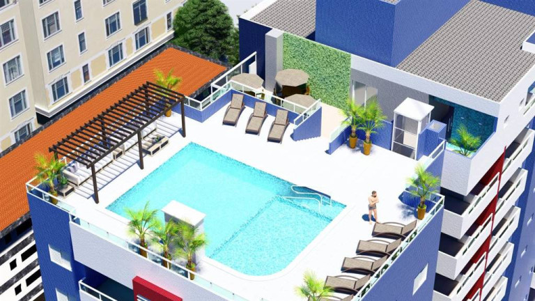 Imagem Apartamento com 1 Quarto à Venda, 50 m² em Guilhermina - Praia Grande