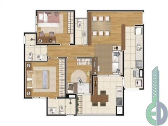Imagem Imóvel com 3 Quartos à Venda, 79 m² em Boa Vista - São Caetano Do Sul Imagem Imóvel com 3 Quartos à Venda, 79 m² em Boa Vista - São Caetano Do Sul