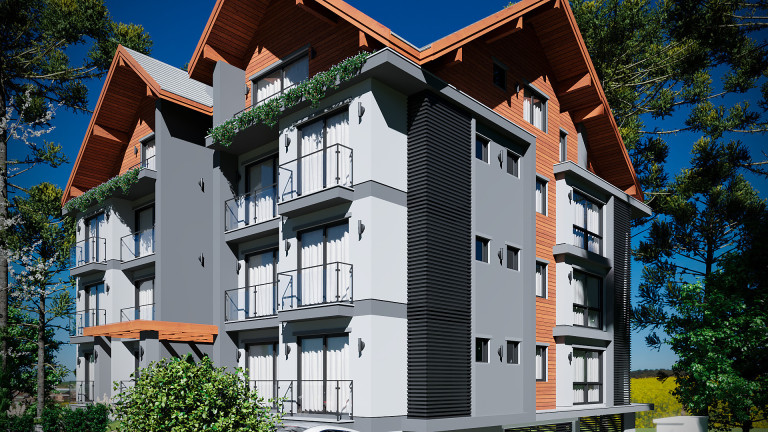 Imagem Apartamento com 2 Quartos à Venda, 73 m² em Moura - Gramado