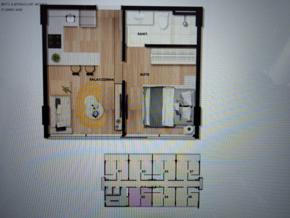 Imagem Imóvel com 1 Quarto à Venda, 27 m² em Barra - Salvador