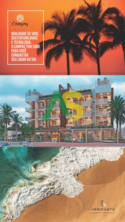 Flat com 2 Quartos à Venda, 37 m² em Praia Do Campas - Tamandaré