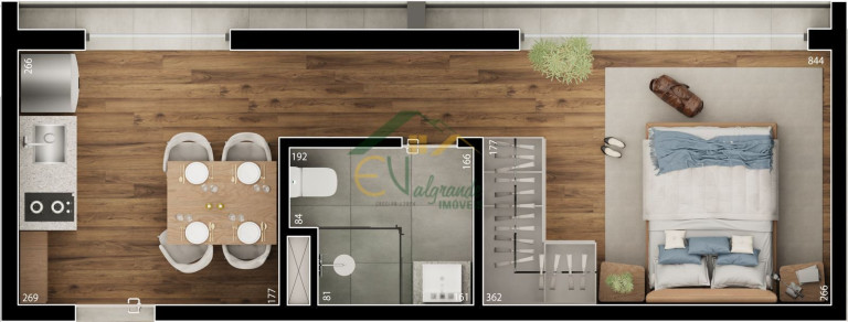 Imagem Imóvel com 1 Quarto à Venda, 28 m² em Cristo Rei - Curitiba Imagem Imóvel com 1 Quarto à Venda, 28 m² em Cristo Rei - Curitiba