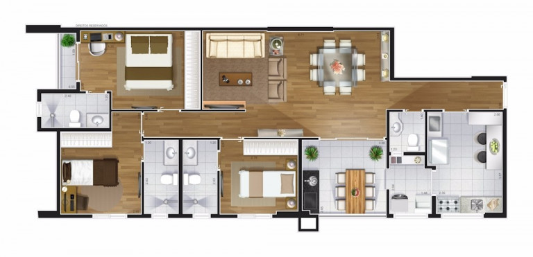 Imagem Apartamento com 3 Quartos à Venda, 105 m² em Barcelona - São Caetano Do Sul