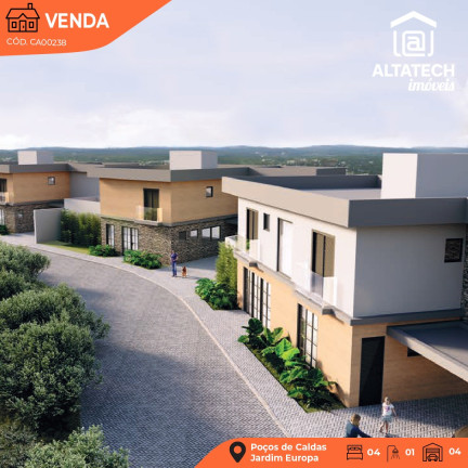Casa com 4 Quartos à Venda, 250 m² em Jardim Europa - Poços De Caldas