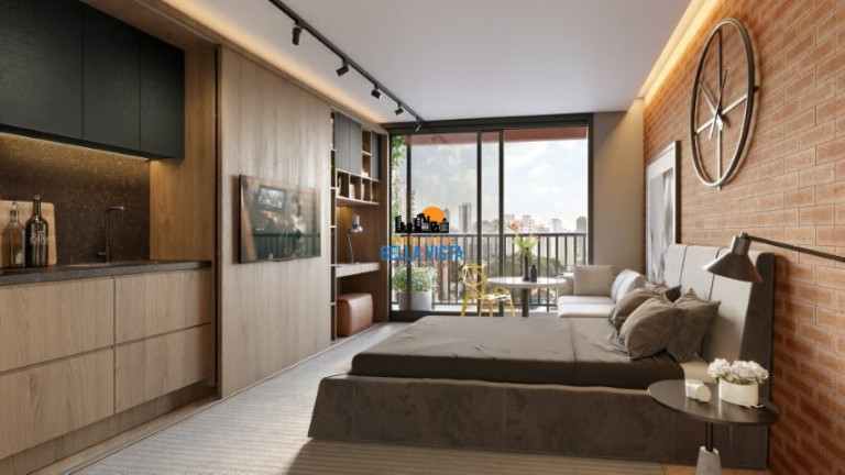 Imagem Apartamento com 1 Quarto à Venda,  em Pinheiros - São Paulo
