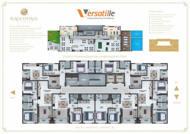 Imagem Apartamento com 2 Quartos à Venda, 55 m² em Morretes - Itapema Imagem Apartamento com 2 Quartos à Venda, 55 m² em Morretes - Itapema