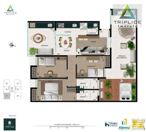 Imagem Apartamento com 3 Quartos à Venda, 109 m² em São Mateus - Juiz De Fora