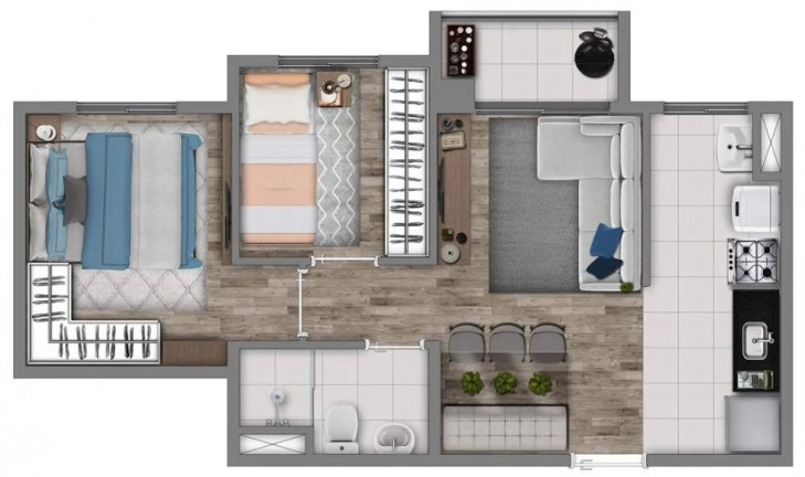 Imagem Apartamento com 1 Quarto à Venda, 34 m² em Santo Amaro - São Paulo Imagem Apartamento com 1 Quarto à Venda, 34 m² em Santo Amaro - São Paulo