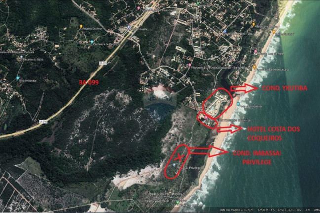Imagem Terreno à Venda, 491 m² em Imbassai - Mata De São João Imagem Terreno à Venda, 491 m² em Imbassai - Mata De São João