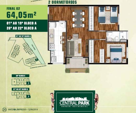 Imagem Apartamento com 1 Quarto à Venda, 57 m² em Jardim Tupanci - Barueri