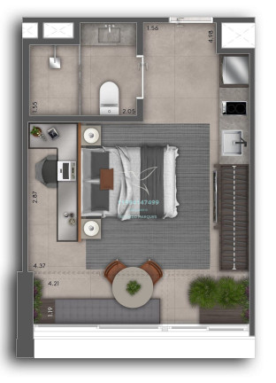 Imagem Studio com 1 Quarto à Venda, 29 m² em Perdizes - São Paulo Imagem Studio com 1 Quarto à Venda, 29 m² em Perdizes - São Paulo