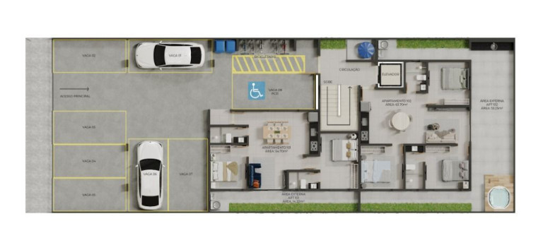 Imagem Apartamento com 3 Quartos à Venda, 68 m² em Cabo Branco - João Pessoa