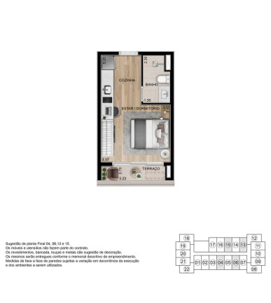 Imagem Apartamento à Venda, 24 m² em Campo Belo - São Paulo Imagem Apartamento à Venda, 24 m² em Campo Belo - São Paulo