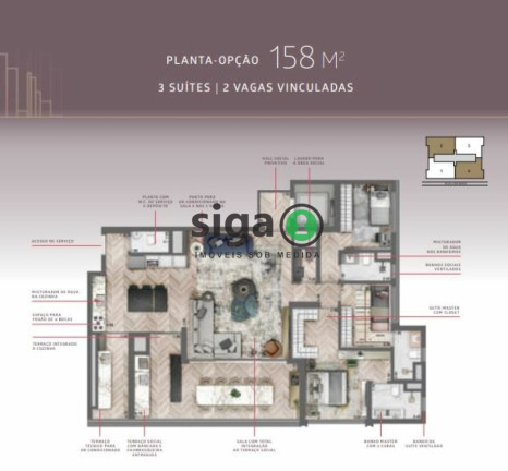 Imagem Apartamento com 4 Quartos à Venda, 158 m² em Vila Clementino - São Paulo Imagem Apartamento com 4 Quartos à Venda, 158 m² em Vila Clementino - São Paulo