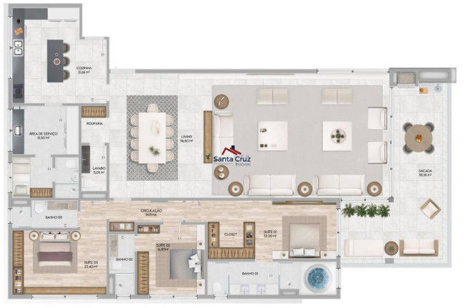 Imagem Apartamento com 3 Quartos à Venda, 342 m² em Jurerê Internacional - Florianópolis Imagem Apartamento com 3 Quartos à Venda, 342 m² em Jurerê Internacional - Florianópolis