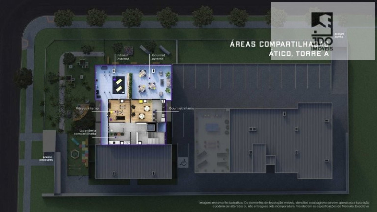 Imagem Apartamento com 1 Quarto à Venda, 36 m² em Ecoville - Curitiba Imagem Apartamento com 1 Quarto à Venda, 36 m² em Ecoville - Curitiba