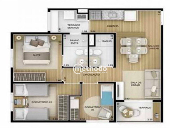Imagem Apartamento com 3 Quartos à Venda, 58 m² em Jardim Paranapanema - Campinas Imagem Apartamento com 3 Quartos à Venda, 58 m² em Jardim Paranapanema - Campinas
