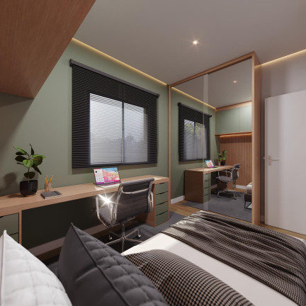 Imagem Apartamento com 2 Quartos à Venda, 51 m² em Cidade Jardim - São José Dos Pinhais