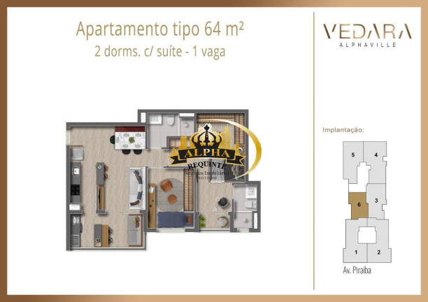 Imagem Apartamento com 2 Quartos à Venda, 64 m² em Centro Comercial Jubran - Barueri Imagem Apartamento com 2 Quartos à Venda, 64 m² em Centro Comercial Jubran - Barueri