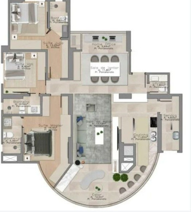 Imagem Apartamento com 3 Quartos à Venda, 165 m² em Pioneiros - Balneario Camboriu