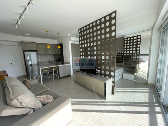 Apartamento com 1 Quarto para Alugar, 53 m² em Gonzaga - Santos
